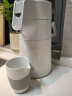 IDEUS保温壶大容量按压式水壶304不锈钢热水瓶气压式暖壶手动 纯白色 2.2L 晒单实拍图