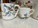 金岚玉 唐山骨瓷创意马克杯玉兰花开大树杯办公室水杯茶杯 青雀之喜-大树杯1个 实拍图