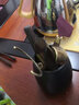 矜瓷 茶具配件茶道六君子套装茶刀茶勺茶夹竹茶针工具配件摆件泡茶艺 10黑陶茶字六君子+茶叶罐+茶刮 实拍图