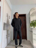 李宁（LI-NING）运动套装男春秋季外套运动裤休闲两件套秋装卫衣跑步健身运动服男 外套+运动裤-春秋款 XL 实拍图