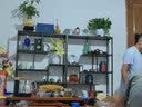 竹喻 新中式博古架多宝阁茶叶架子茶柜古玩摆件柜茶具置物架客厅隔断 80长博古架组合（一左一右） 1米以下 实拍图