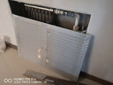 地暖分水器遮挡罩百叶窗通风对开门铝合金定制暖气罩黑色灰色白色 支持定制尺寸和颜色 实拍图