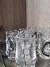 青苹果（QINGPINGGUO） 水晶白酒杯套装家用玻璃分酒器小号一口杯中式创意白酒酒盅饭店 礼盒/把手分酒器100x6+高脚15x6 实拍图