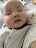 童泰婴儿连体衣春秋纯棉男女宝宝衣服家居服睡衣满月百天哈衣爬服内衣 蓝色 73cm 实拍图