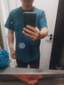 匹戏300g重磅新疆纯棉长绒棉短袖T恤男团体定制工作服班服订做三本针 宝蓝 XL 实拍图