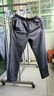 德尔惠休闲裤男春秋季宽松潮流直筒宽松户外透气运动长裤 黑色直筒 3XL 实拍图