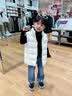 Skechers斯凯奇儿童羽绒服秋冬季男女童外套羽绒马甲L424K080/L425K029 棉花糖白/0074 120 cm 实拍图
