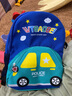 酷咖幼儿园书包男儿童书包女小汽车背包1-3-6岁宝宝外出运动双肩包 蓝色【加大款】 实拍图