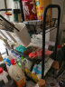 溢彩年华 厨房置物架落地储物架移动收纳小推车蔬菜架子多层零食架1056-BK 晒单实拍图