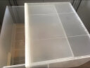 无印良品（MUJI） 聚丙烯 收纳箱 抽屉式 储物箱 整理箱 衣物收纳箱 半透明 横宽型/小长55*宽44.5*高18cm 2A 实拍图