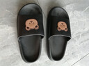 Dwayne拖鞋女外穿网红2024新款踩屎感厚底卡通可爱室内洗澡防滑凉拖鞋 *厚底(男女孩情头)黑色 36-37 (偏小一码) 实拍图