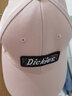 dickies字母绣标鸭舌棒球帽 男女鸭舌帽休闲情侣帽子 9537 桃粉色 均码 可调节 实拍图