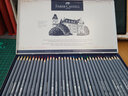 【全网低价】辉柏嘉（Faber-castell）水溶彩铅36色 礼盒装 学院级绘画套装 蓝铁盒Goldfaber Aqua214636美术写生 实拍图