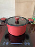 苏泊尔（SUPOR）汤锅微压锅炖锅不粘锅多功能炖煮煲汤抗菌双耳炖锅电磁炉燃气通用 【微压锅+汤勺】 22cm 实拍图