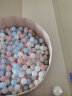 曼龙婴儿海洋球彩色球加厚弹力波波球球池室内游乐场家用充气海洋球池 200个装 -糖果色-送收纳网 实拍图
