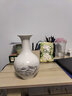 陶之念 景德镇陶瓷器花瓶插花器家居饰品台面摆件客厅餐厅装饰工艺品摆设（单个） 雪景 带底座 实拍图