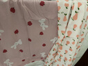 红豆女童睡裙纯棉春夏季薄款家居服儿童短袖套头睡衣A类Q3306白色150 实拍图