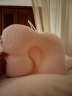 婧麒（JOYNCLEON）婴儿枕头0-1岁定型枕2岁新生儿宝宝儿童睡觉头型纠正矫正防偏 安菲粉 【PE软管 分区定型 】 实拍图