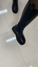 他她（TATA）厚底长筒靴女靴英伦加绒保暖骑士靴高筒靴秋冬新WXK02DG3 黑色（绒里） 37 实拍图