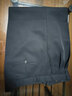 峰皓秋冬新款中年男士西裤免烫抗皱西装裤商务休闲男裤中老年宽松直筒高腰深裆双褶西服裤子 367#藏蓝色 44码/(3尺2腰围) 实拍图