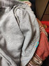 欧洛黛休闲裤女加绒裤运动裤秋冬季裤子束脚哈伦裤时尚百搭长卫裤女 灰色春秋 XL 实拍图