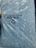 杉杉格子短袖衬衫男夏季新款商务休闲中年蓝格子短袖衬衣男 TRT4450短袖 42 实拍图