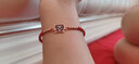 沫兰（MOLADY）十二生肖银手链女本命年转运红绳生日38三八节女神礼物送女友老婆 十二生肖感温变色手链[虎] 实拍图