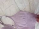 暴走的萝莉跑步瑜伽健身服美背防震文胸 LLWX02948 柔淡紫 L 实拍图