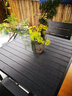 紫叶户外庭院桌椅休闲阳台室内室外小圆桌组合防腐木露台花园餐桌椅子 马里亚:4+1【80x80塑木方桌 】 实拍图