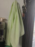 洁丽雅浴巾竹纤维绣花加大成人男女婴儿浴巾洗澡巾A类浴巾批发节日团购 单条装-深绿 140*70 实拍图