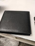 七匹狼（SEPTWOLVES）钱包男真皮男士薄款皮夹商务休闲钱夹生日情人节520礼物送男友 黑色款【专柜蓝礼盒】 实拍图
