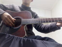 萨伽萨迦吉他SF700C/SF600单板民谣电箱入门学生男女初学进阶木吉它 41英寸SF700C缺角复古色 实拍图