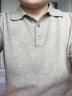 帕什 羊绒衫男士23秋冬新款100%山羊绒POLO领套头纯色针织毛衣 MY-015 高雅驼色 XL 晒单实拍图