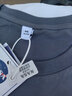 NASA GISS重磅260g纯棉短袖t恤男纯色圆领厚实不透纯白打底衫男女体恤上衣 浅绿色 S 体重85-110斤 实拍图