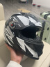 LS2摩托车头盔男女全盔四季赛车防雾3C跑盔卡丁车四季安全帽FF358 黑白弹道(赠防雾贴+头套) XXL(建议59-60头围） 实拍图
