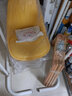 潇崇椅子靠背椅现代简约餐椅家用化妆椅休闲办公椅吧台软包伊姆斯椅子 黄色软包【实木腿】 实拍图