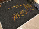 来去薄款定制入户大门口蹭土地垫进门家用脚垫玄关门厅除尘地垫可裁剪 灰色鞋子 80*120 实拍图