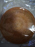裕凡 手工藤编杯垫茶道编织 中式茶杯垫隔热垫中国风家用日式 防烫防滑盘垫壶垫茶垫茶具配件杯垫套装 藤垫直径20cm（单片） 实拍图