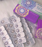 博士伦美瞳彩色隐形眼镜日抛小直径蕾丝明眸高定30片莫奈灰375度 实拍图