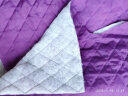 富羽莱（fuyulai）加厚绗棉夹棉面料服装里布 复合压缩内衬行棉布料手工diy 无线-紫色(半米价 晒单实拍图