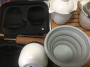 百科（BYKE） 便捷功夫茶具懒人烫酒壶随手礼套装快客杯商务陶瓷旅行茶具一壶二杯简易茶具套餐家用 白瓷快套装(不含茶盘) 实拍图