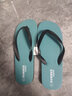 红青百年人字拖男夏季室外沙滩凉拖鞋轻便防滑浴室洗澡拖鞋韩版夹趾拖 湖水绿 44-45 实拍图