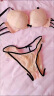 猫惑（MAOHUO）品牌维多利亚内衣女日系性感蕾丝胸罩小胸聚拢调整型文胸套装美背 黑色套装 75B 晒单实拍图