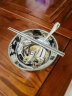 克洛迪雅 家用304不锈钢碗筷勺套装筷子勺子吃饭碗食堂学生工厂餐具饭碗汤碗面碗 304钢 16cm碗筷勺一套 实拍图