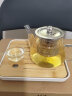瓷牌茗茶具（cipaiming teaset） 透明玻璃茶具整套套装家用功夫茶壶茶杯会客泡茶器 透明八骏壶4玉兰杯+小四方盘 实拍图