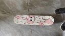 Angelamiao儿童滑板四轮滑板车新手初学者3-6-10岁男女孩滑板车 咪凹粉 实拍图