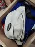 瑞潮 胸包女ins潮小包包2026新款斜挎包休闲帆布男生背包运动健身腰包 白色【太空人】 实拍图