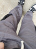 佐优品（zuoyoupin）秋冬季大口袋工装裤男士潮牌宽松纯棉潮流直筒阔腿裤休闲裤子男 灰色 3XL 建议145-160斤 实拍图