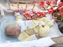 鹏优宝宝套装纯棉背带连体裤三件套夹棉秋冬装婴儿衣服包脚加厚外出服 黄色6558偏厚款【夹层为棉花】 73 （建议5-8月） 实拍图