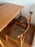 木邻托里诺餐桌樱桃木全实木餐桌椅组合长方形简约家用实木桌一桌四椅 1.4M+4罗宾汉 实拍图